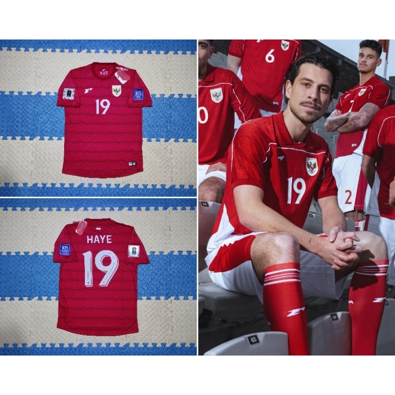 Jersey Timnas Indonesia Home 2025 / 2026 Original Supporter Edition Full Patch & Nameset