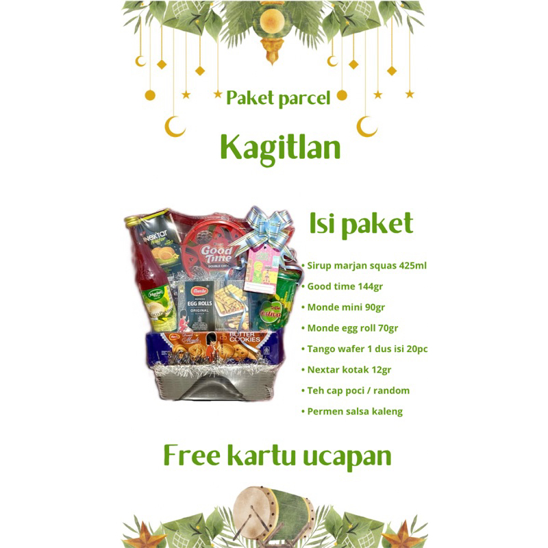 

Paket Parcel Lebaran idul Fitri Cookies Dan Makanan