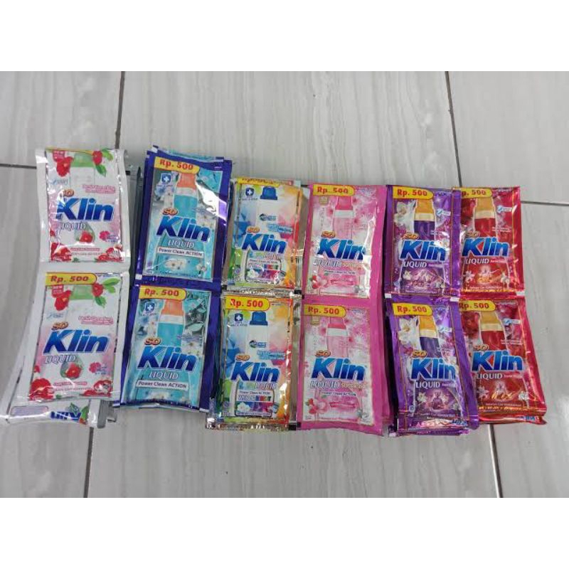 SoKlin Liquid cair 1 renceng isi 12pcs termurah