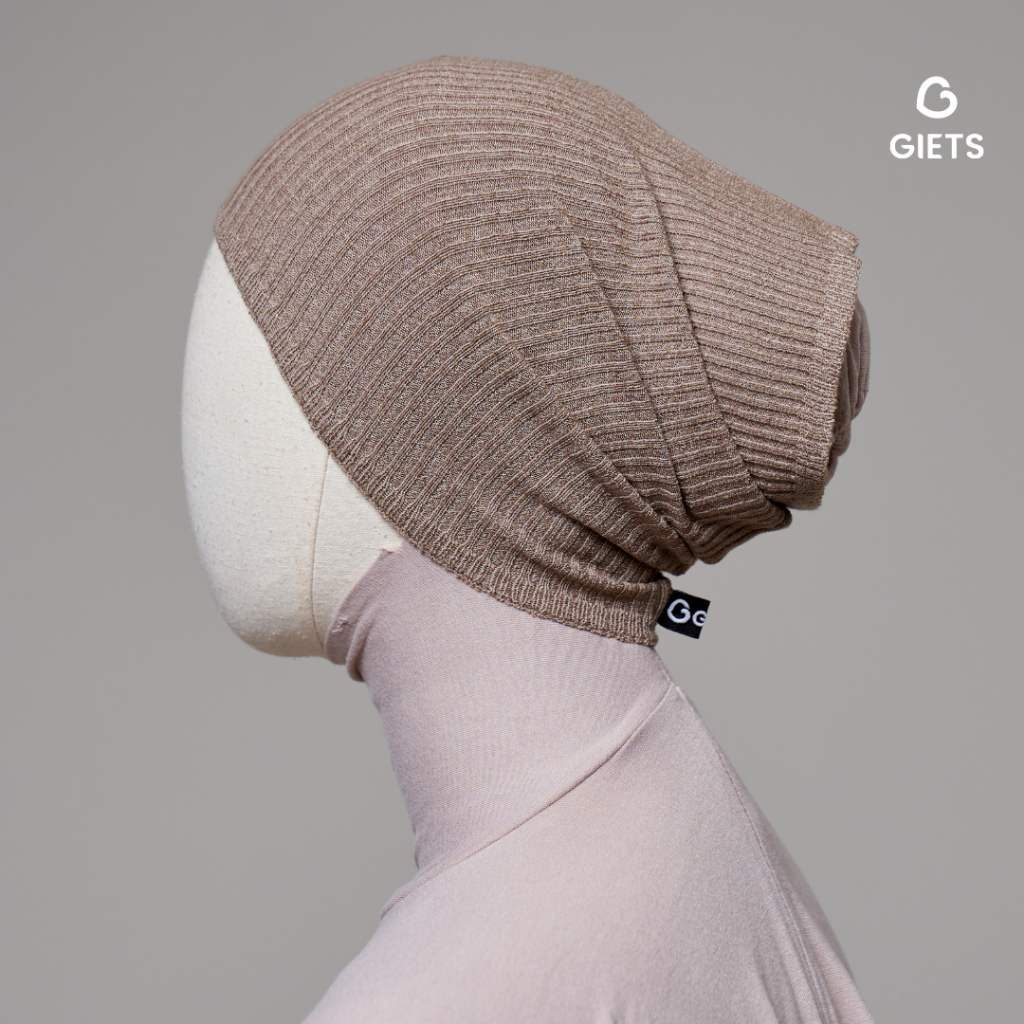 Giets - ciput rajut Premium polos - daleman hjab  - tebal dan lebar / jumbo