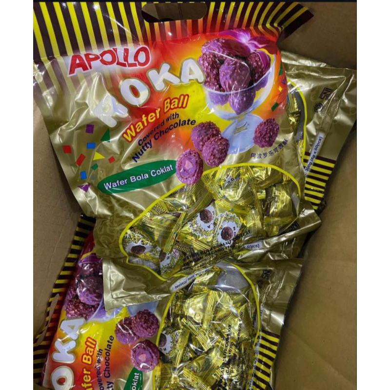 

Roka Apollo Wafer coklat Isi 50pcs