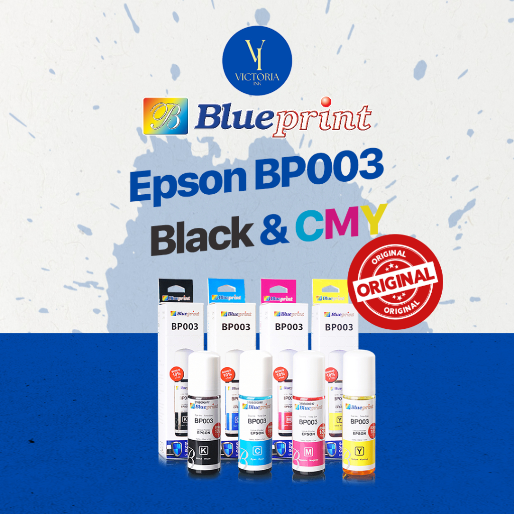 Tinta Refill EPSON 003 Tinta Epson 003 Merk Blueprint Tinta Blueprint BP003 L3210 L3110 L5200 L3200