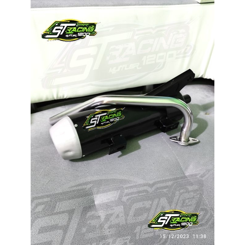 knalpot standar racing Mio sporty suara adem recing
