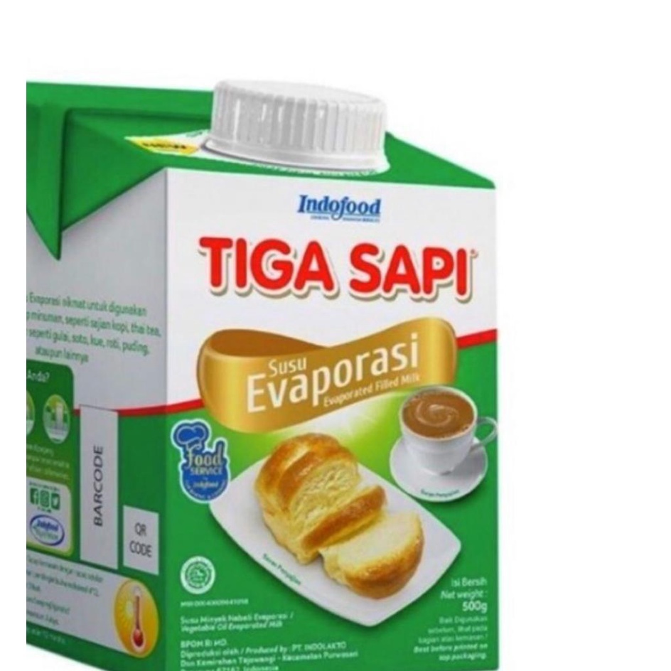 

Tiga Sapi Susu Evaporasi Bersih 500g / susu evaporasi 500gr