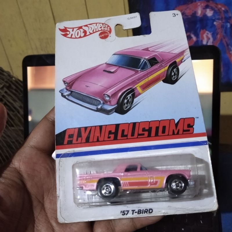 hot wheels 57 t bird flying custom