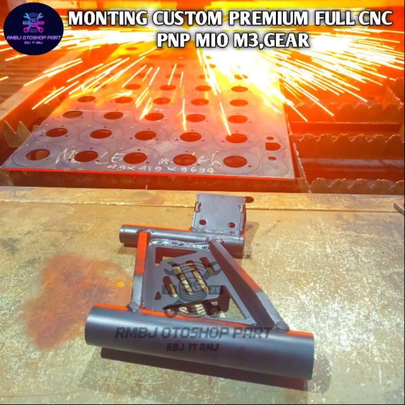 ENGINE MONTING PNP MIO M3/GEAR CNC PREMIUM ARM ENGINE MOUNTING CUSTOM CUTTING LASER CNC