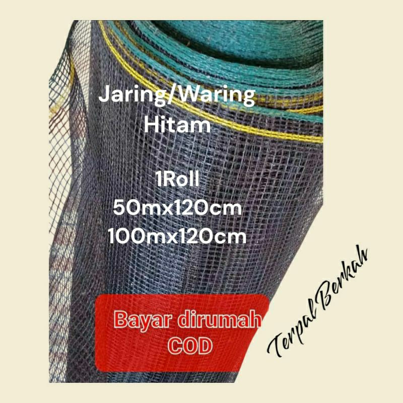 Waring / Jaring Hitam Pagar Tanaman