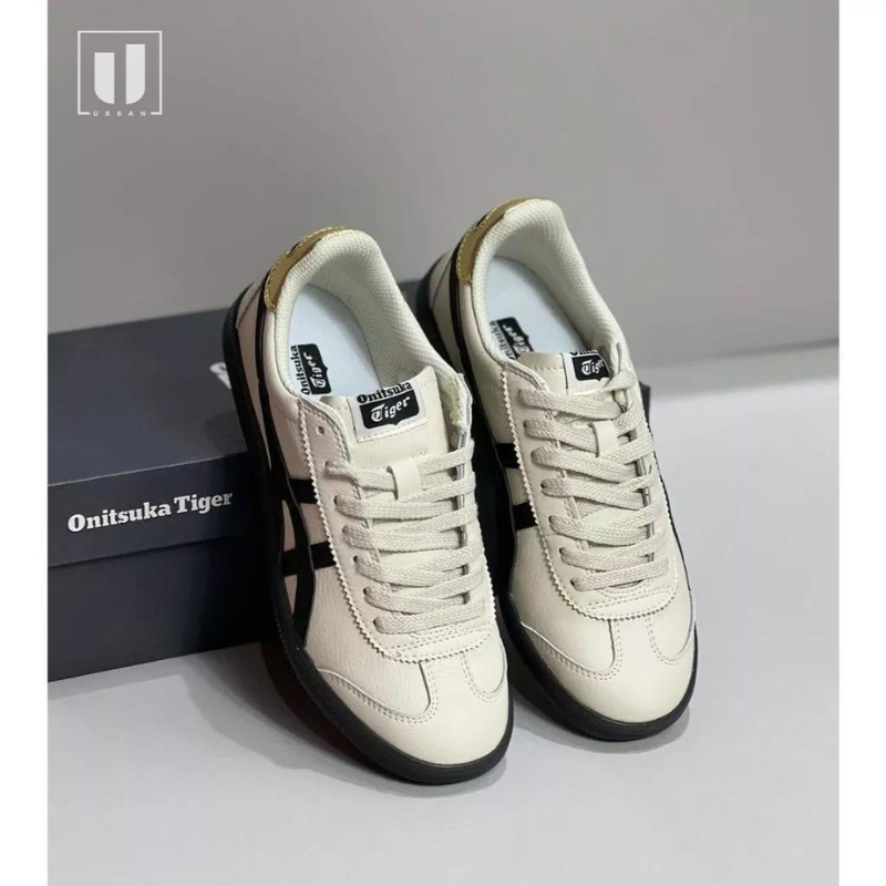 Sneakers kasual casual onitsuka tokuten crem hitam gold pria dan wanita sekolah jalan bisa cod