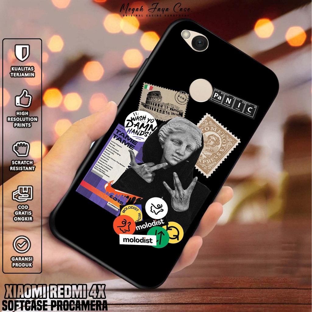 Softcase Xiaomi Redmi 4X - Case Hp Xiaomi Redmi 4X Motif Estetik - Silikon Hp Xiaomi Redmi 4X - Casi