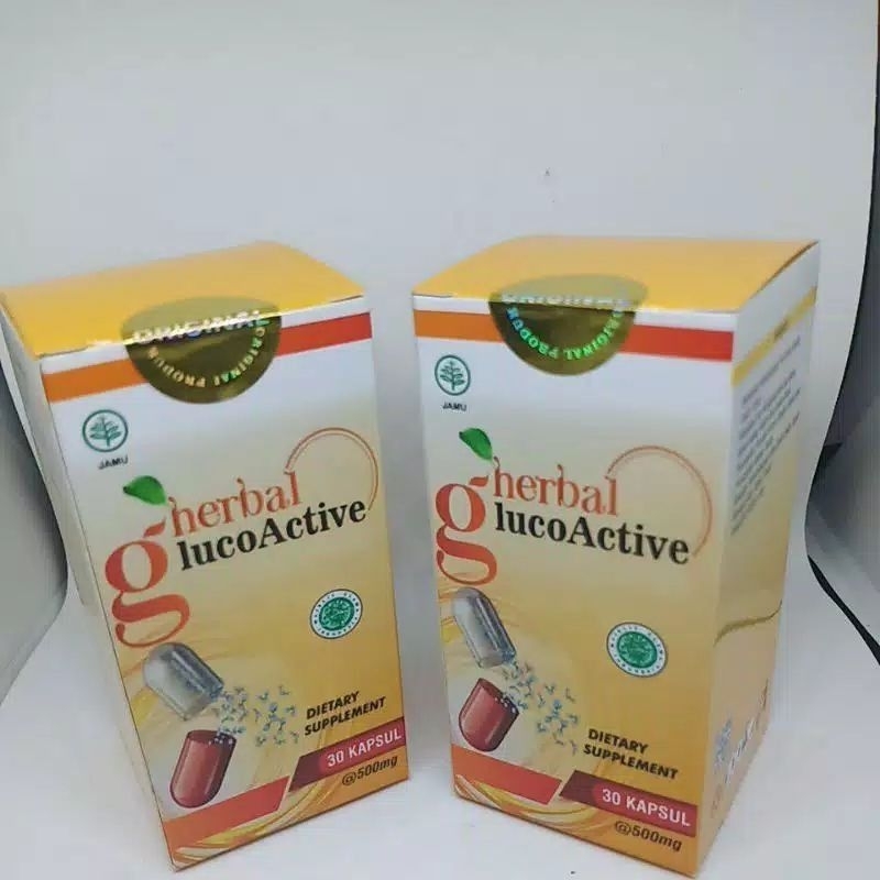 Glucoactive Asli Original Obat Herbal Diabetes Kencing Manis dan Gula Darah Glucoactive 100% Asli Or