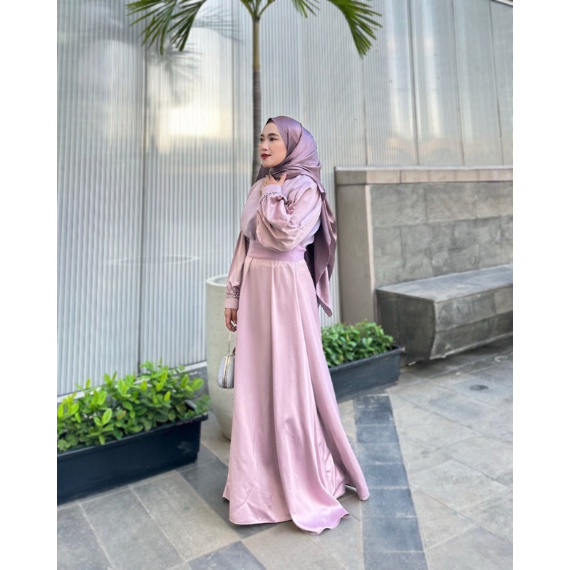 DRESS ROBERTO CAVALI MIX BRUKAN HANHAN HIJAB