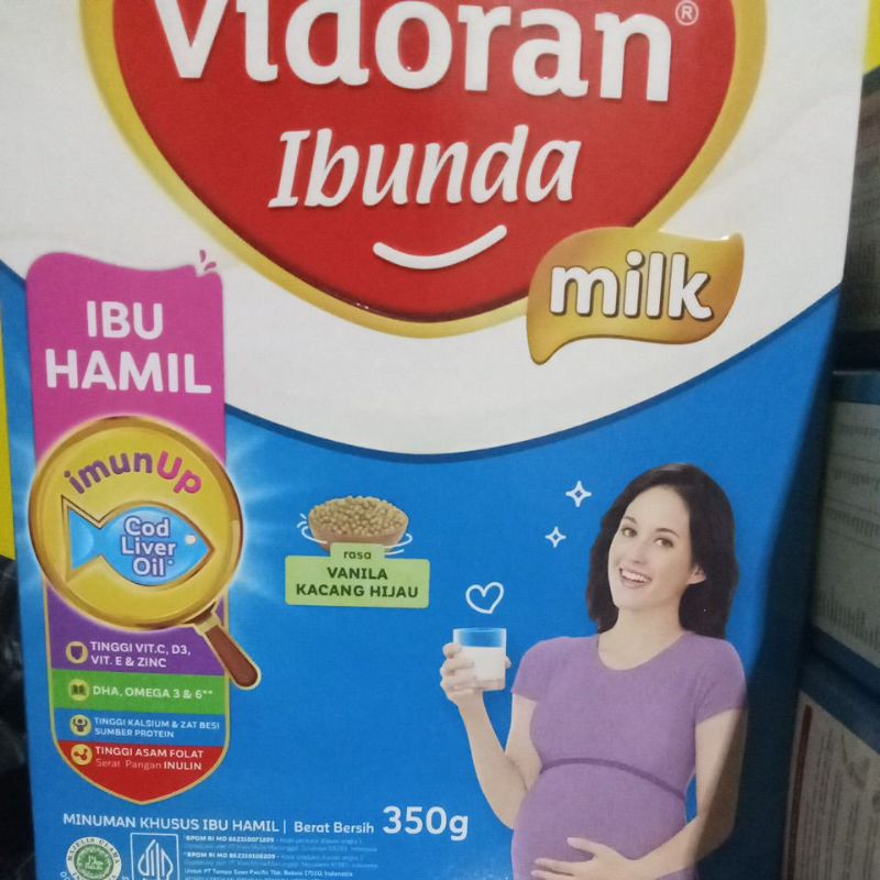 susu vidoran bunda rasa vanila kacang hijau ibu hamil