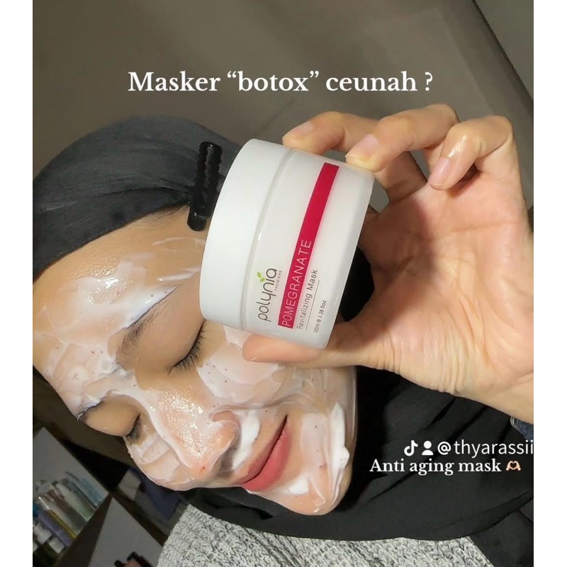 Polynia pomegranate revitalizing mask/Polynia orange brightening mask/Polynia shinconix soothing mas