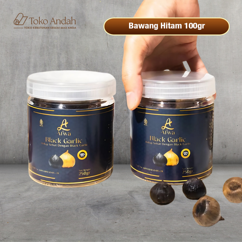 

Naturalic Bawang Tunggal / Bawang Hitam Tunggal / Bawang Putih Hitam / Bawang Hitam / Black Garlic / Bawang Hitam kualitas premium 100g