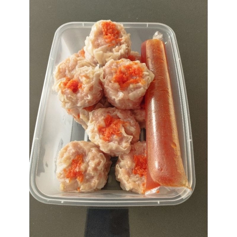 

Siomai dimsum ayam udang isi 12pc kemasan beku,frozen.