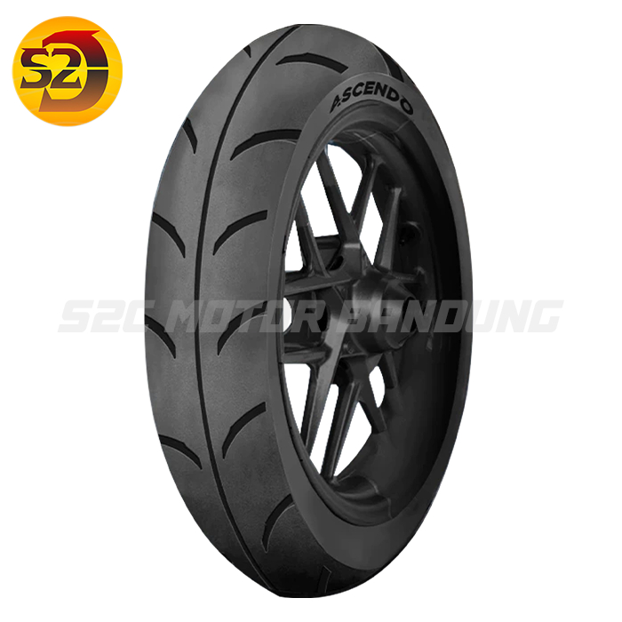 BAN LUAR ASCENDO PRO 06 80/90 MATIC RING 14 80/90-14 TUBELESS BONUS PENTIL 100% ORIGINAL