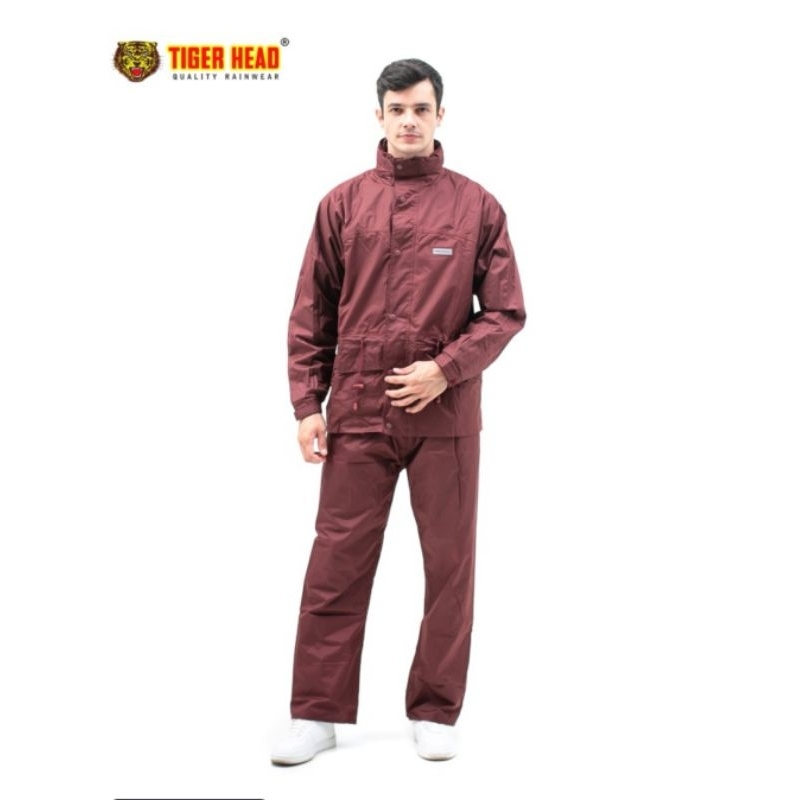 Jas Hujan Setelan Premium Casual Jumbo Tiger Head 68314