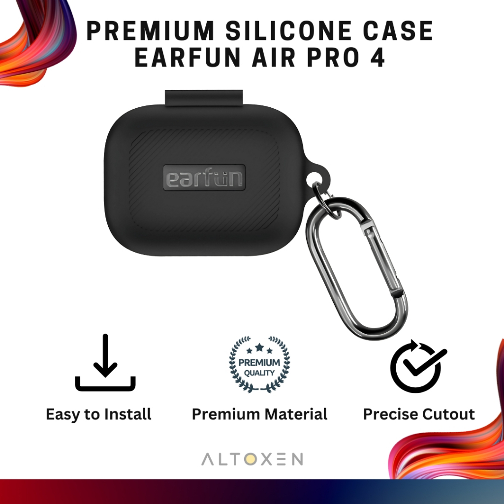Casing TWS EarFun Air Pro 4 Silicone Premium Tebal Pelindung Earbud Case EarFun