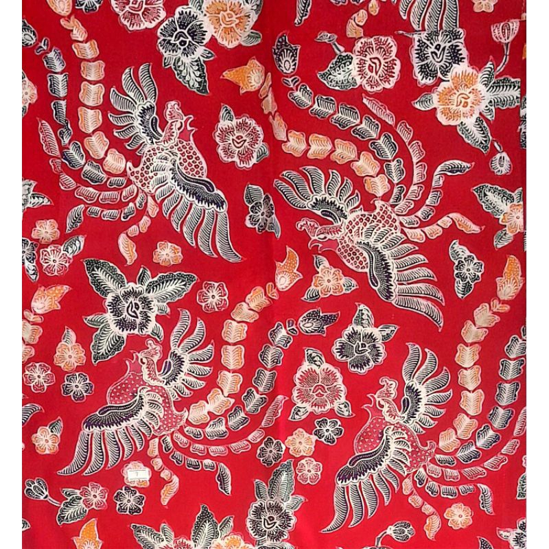 kain batik motif burung