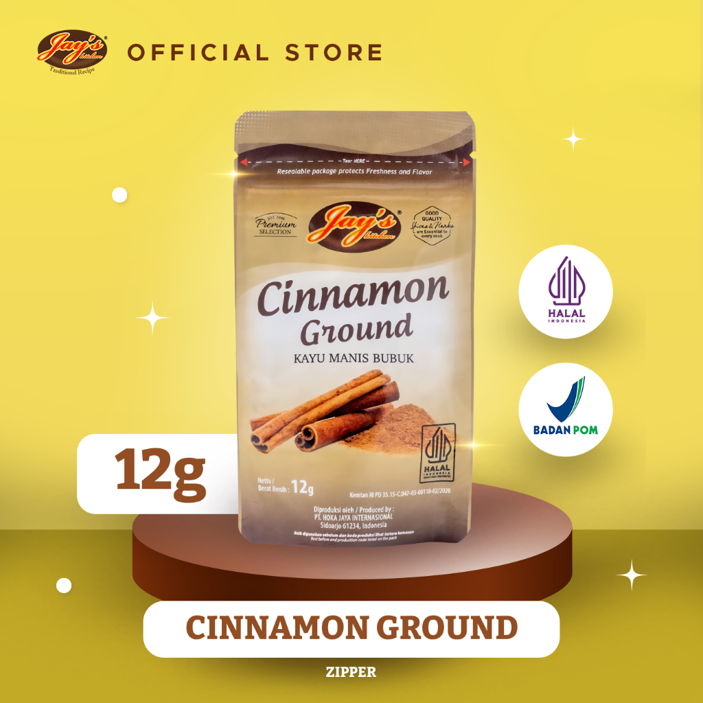 

Jay's Kitchen Cinnamon Ground Zipper 12 GR
