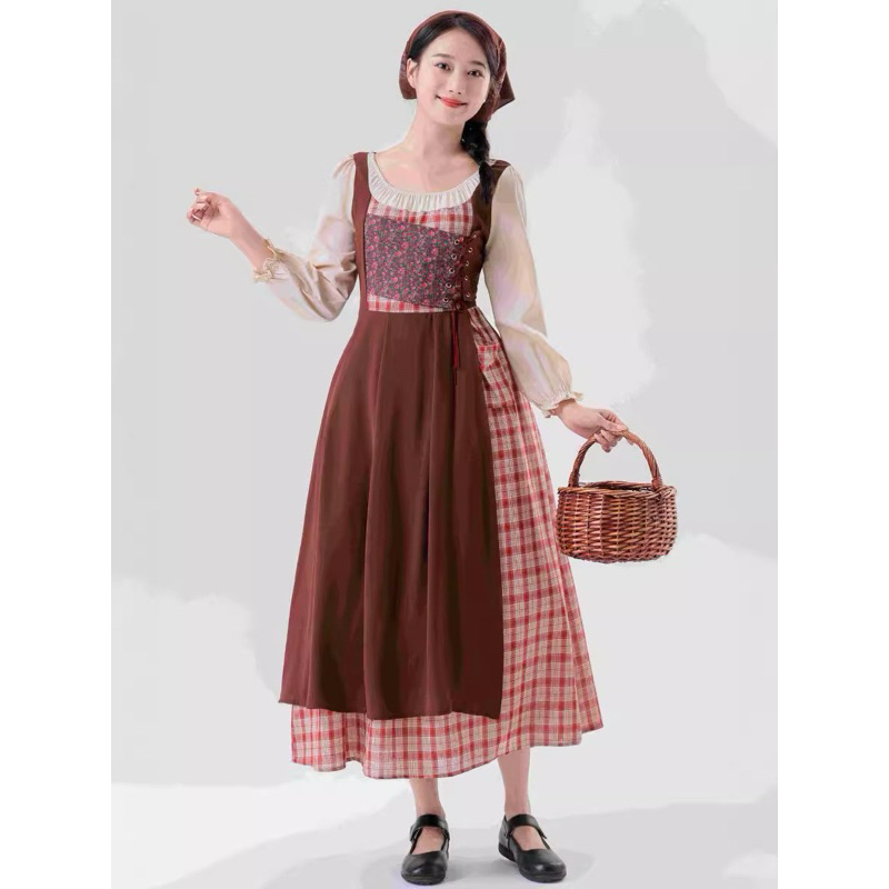 jojokids W-082 | the little match girl cosplay costume medieval peasant maid | kostum pembantu petan