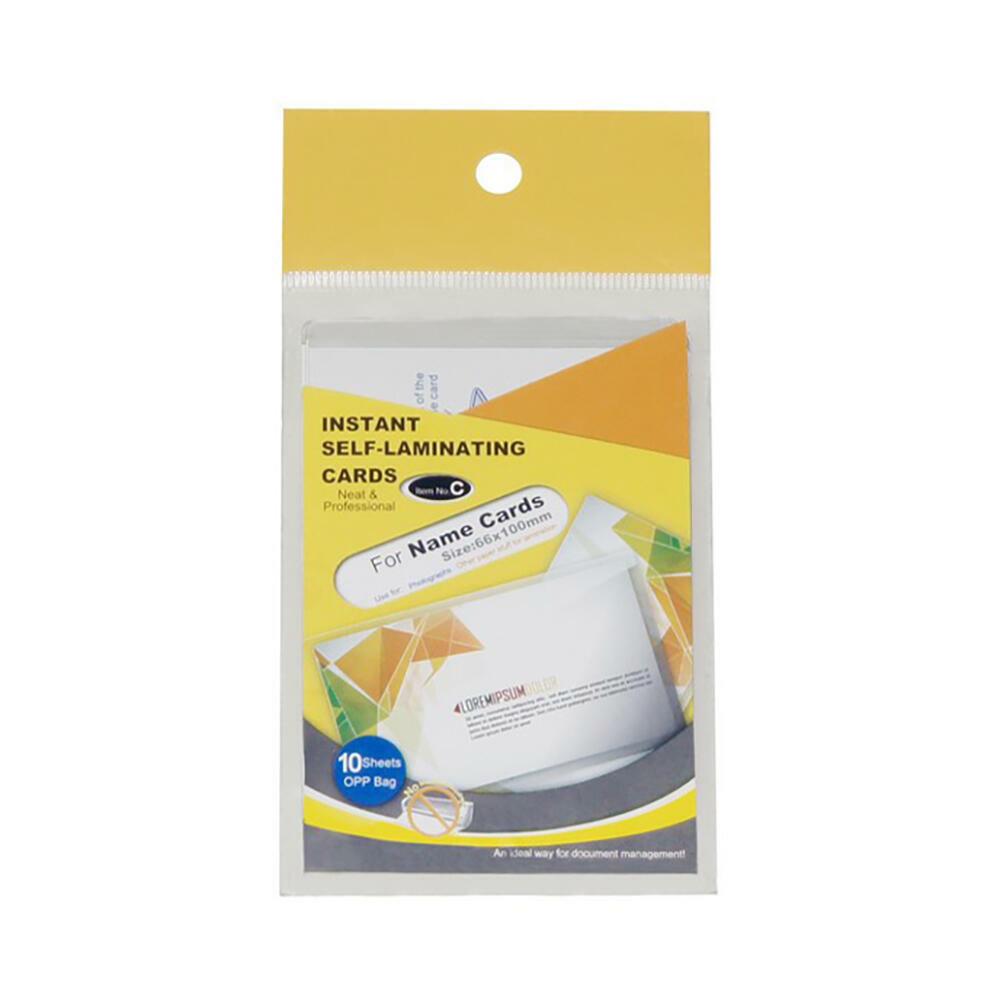 

INSTANT SELF LAMINATING CARD 10 SHEET