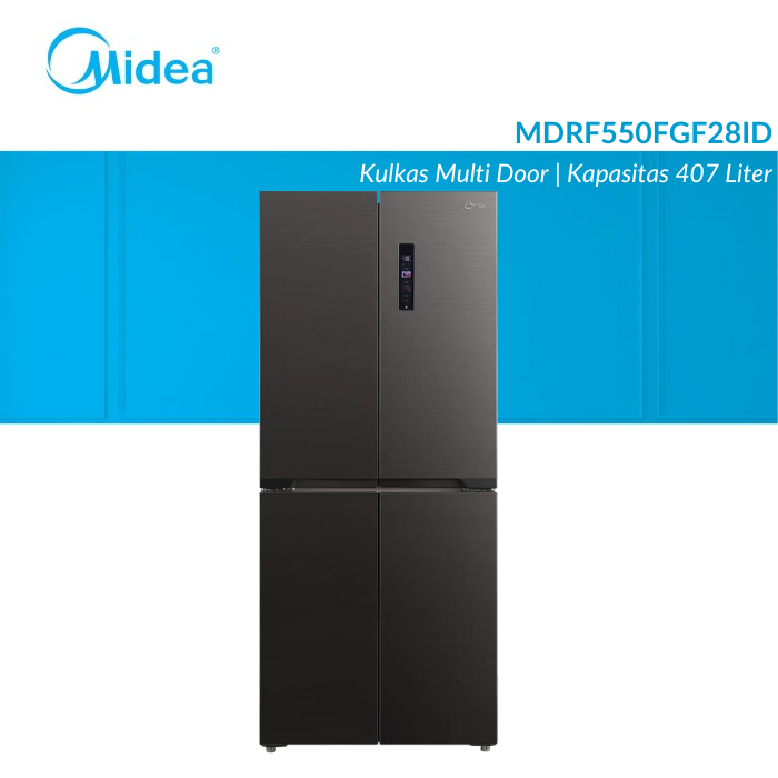 Kulkas Midea Multidor ( 4 pintu ) Inverter MDRF550FGF28ID
