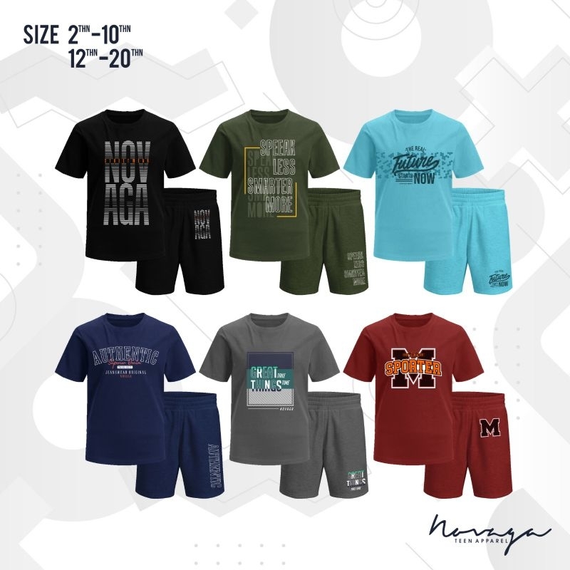 BAJU KAOS STELAN ANAK LAKI LAKI TANGGUNG  NOVAGA