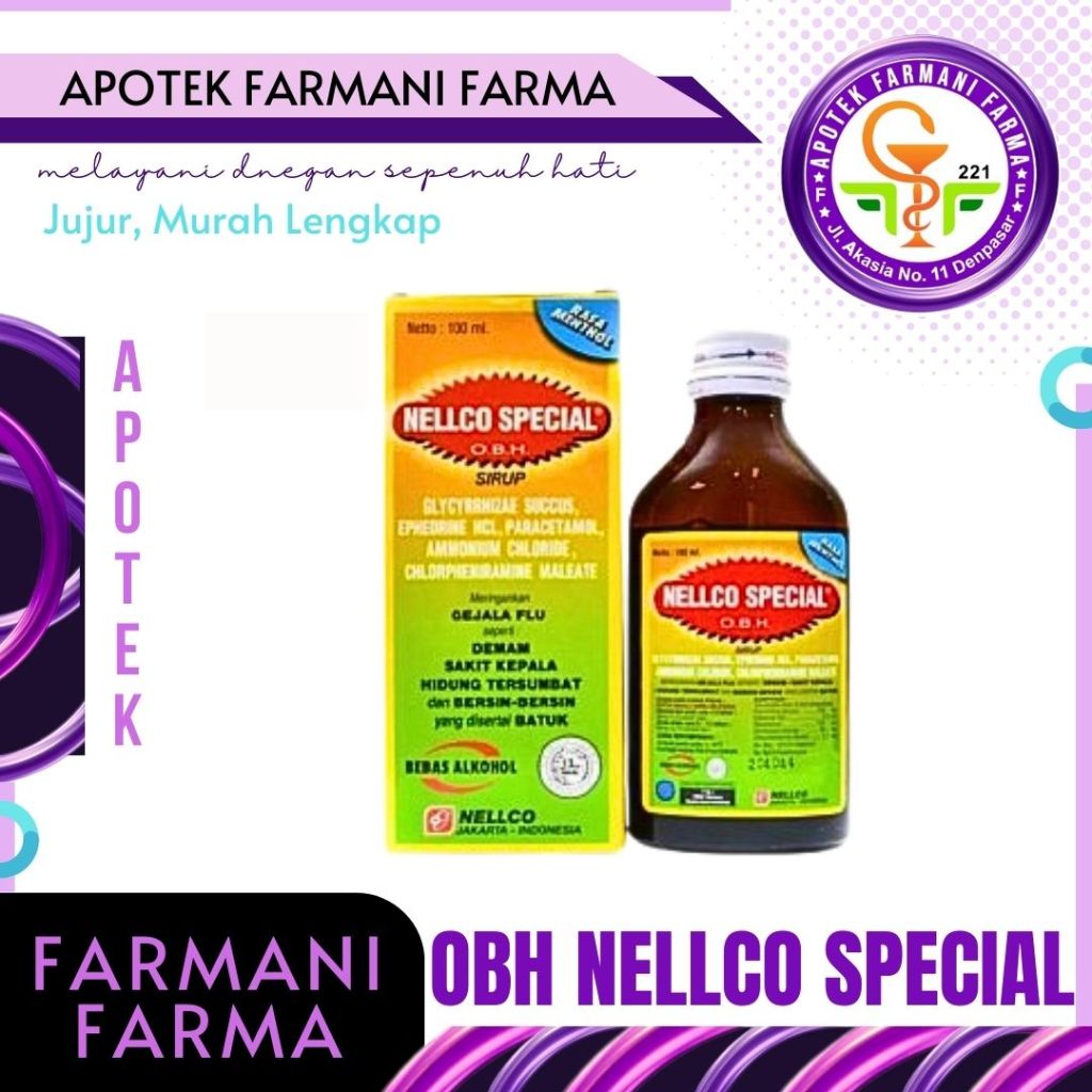 OBH NELLCO SPESIAL / OBAT DEMAM BATUK PILEK