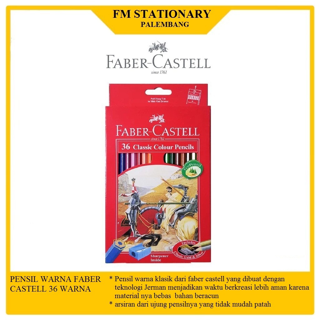 

Pensil warna faber isi 36 warna