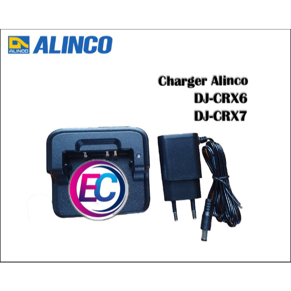 Charger HT Alinco DJ-CRX7 ORI Baru Mangkok + Adapter DJCRX7 DJ CRX7