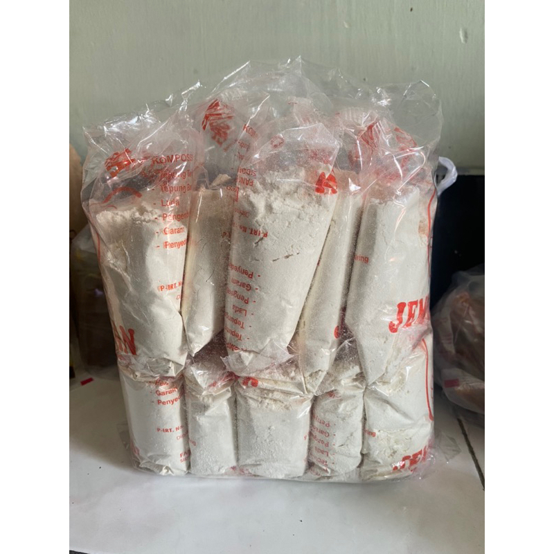 

Tepung Serbaguna Jempolan. Tepung Kriuk Jempolan. Tepung Serbaguna Enak. Tepung Jempolan Serbaguna