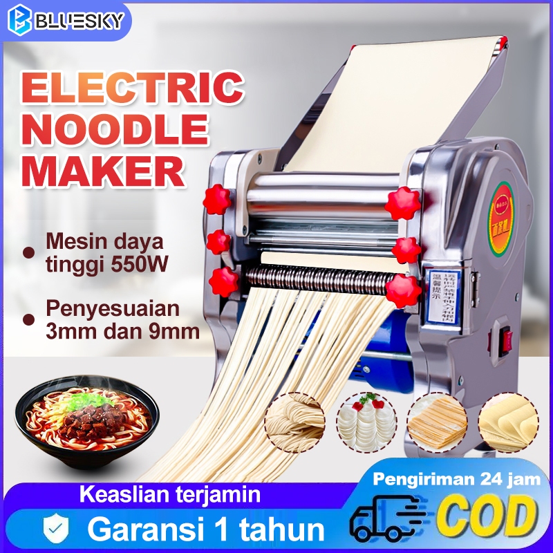 550W mesin mie listrik / gilingan mie listrik otomatis / mesin pembuat mie / mesin giling mie