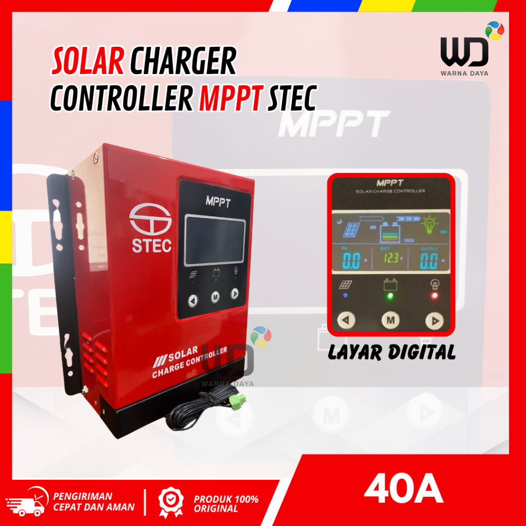 Solar Charger Controller MPPT 40A STEC NEW