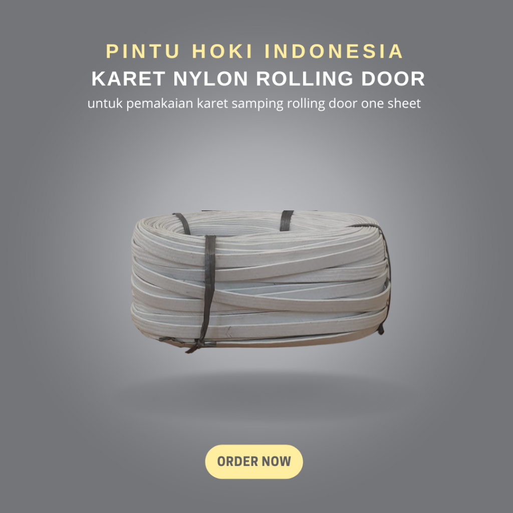 karet nylon rolling door one sheet