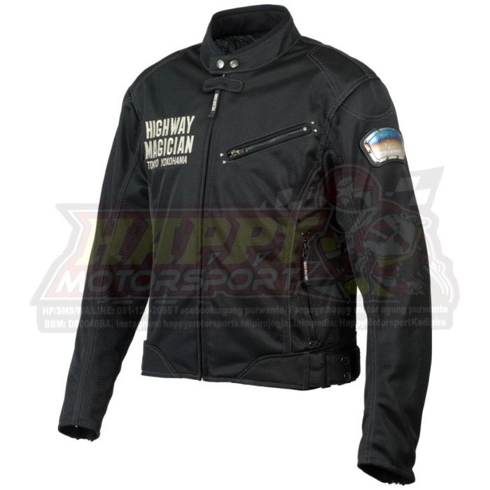 Jaket Riding Yellowcorn YB-4101 Black