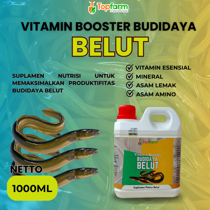 Vitamin Belut 1LITER/ Vitamin Ternak Belut/ Vitamin Belut Cepat Besar/ Vitamin Budidaya Belut/ Vitam