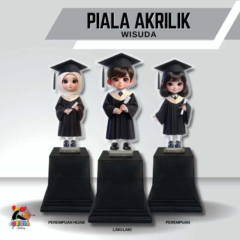 Plakat Akrilik Khusus Wisuda TK PAUD SD SMP SMA KULIAH