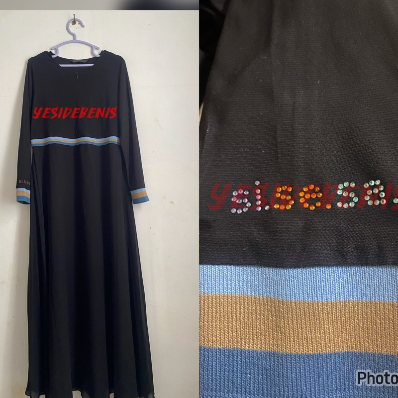PRELOVED DRESS SISESA ORIGINAL WARNA  HITAM