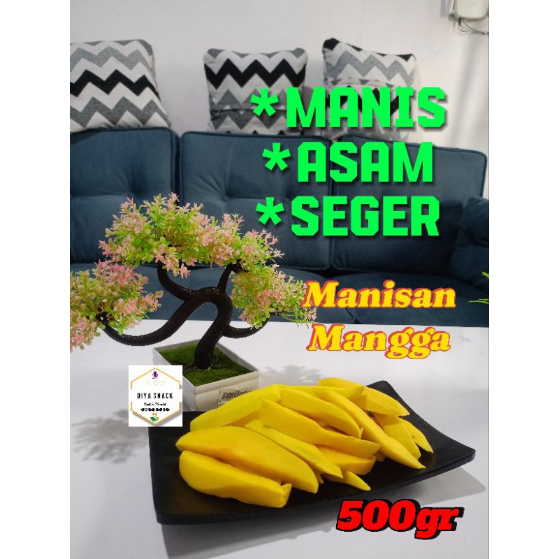 

Manisan Mangga Kemasan 500gr Seger Manis Asem Makanan