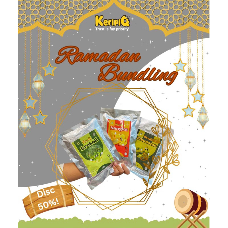 

KeripiQ Bundling Spesial Varian 1 2S1B 150g