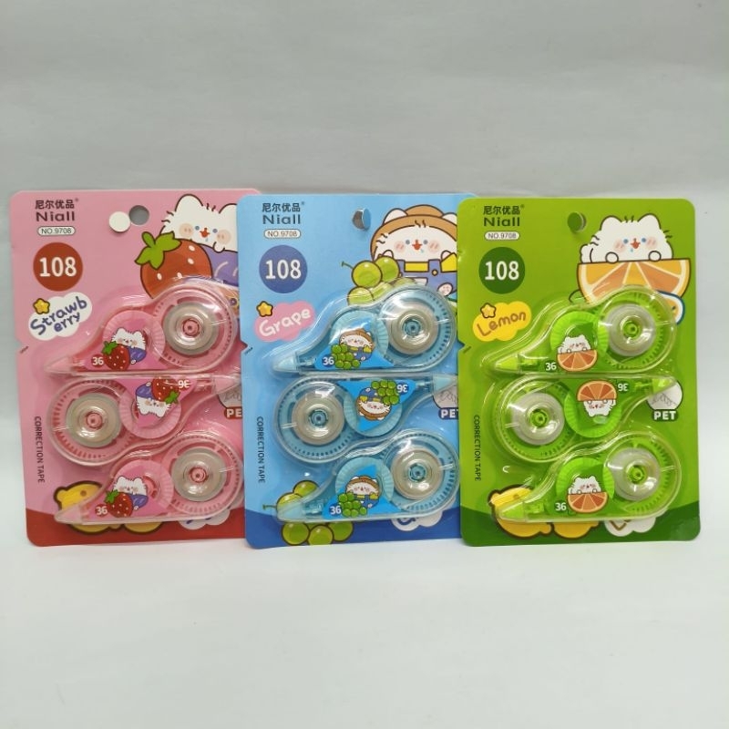 

Correction tape nial 9708 / tipex kertas / tipex roll