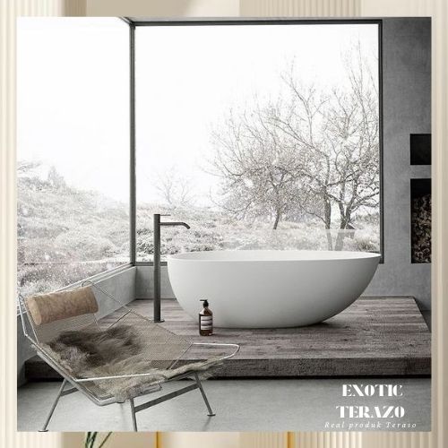 Bathtub Portable Teraso Type Perahu