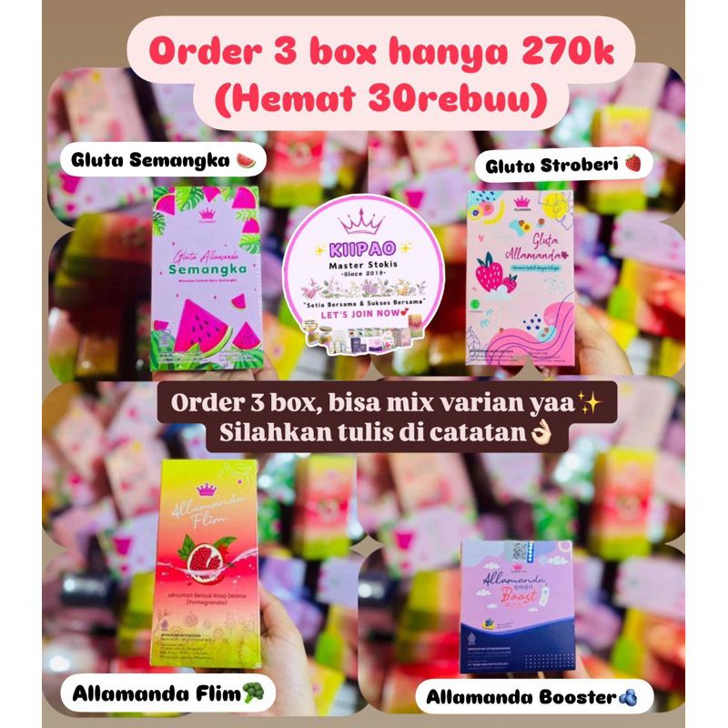 

Allamanda mix 3 Box hanya 270k (hemat 30rebuu)