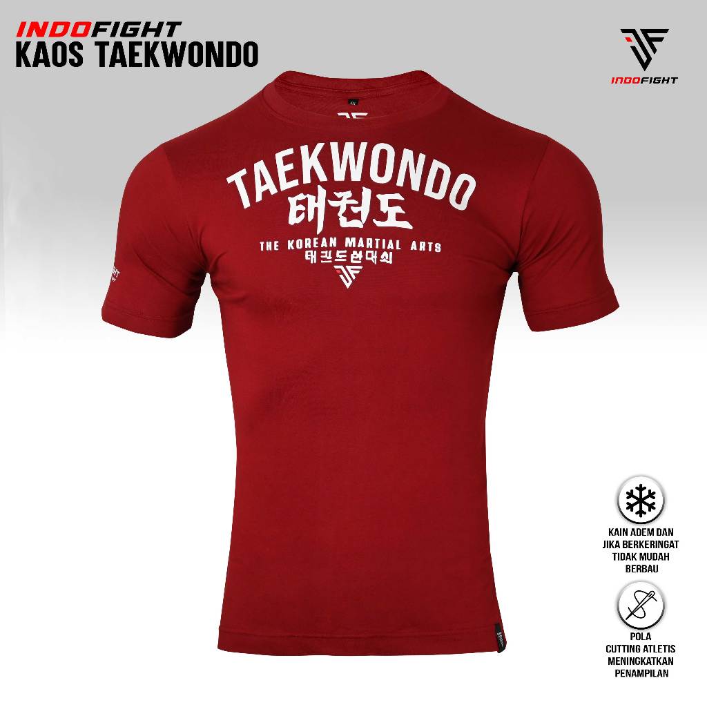 KAOS TAEKWONDO KYORUGI, BAJU TAEKWONDO, TSHIRT TAEKWONDO