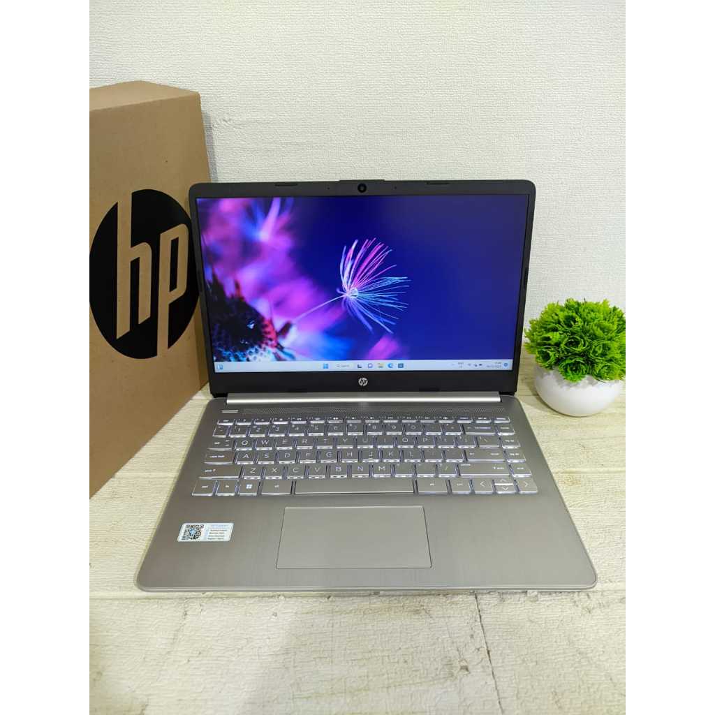 PROMO LAPTOP NEW HP 14S DQ5115TU INTEL CORE I3 GEN 12 RAM 8GB SSD 512GB WINDOWS 11+OHS 2021 SLIM