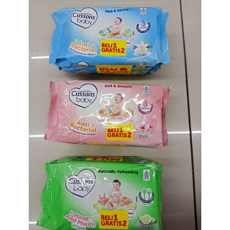 Cussons tissue basah