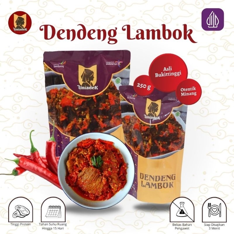 

DENDENG LAMBOK UNIADEK (250g)