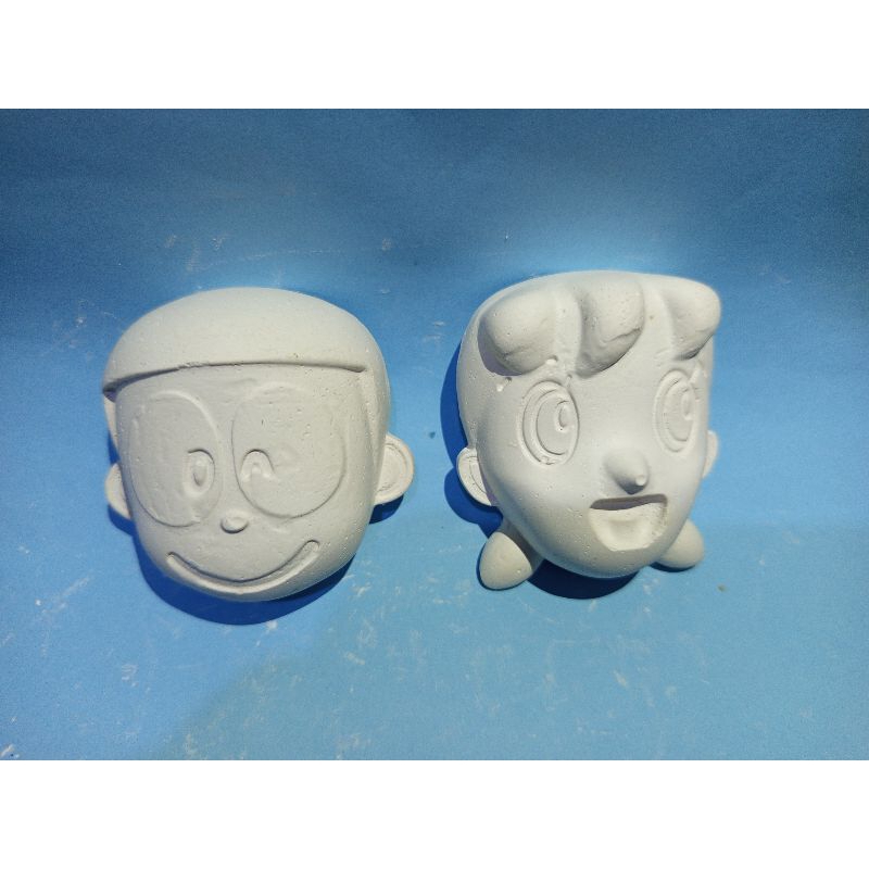 

mewarnai gypsum mainan edukasi tema Doraemon box kit