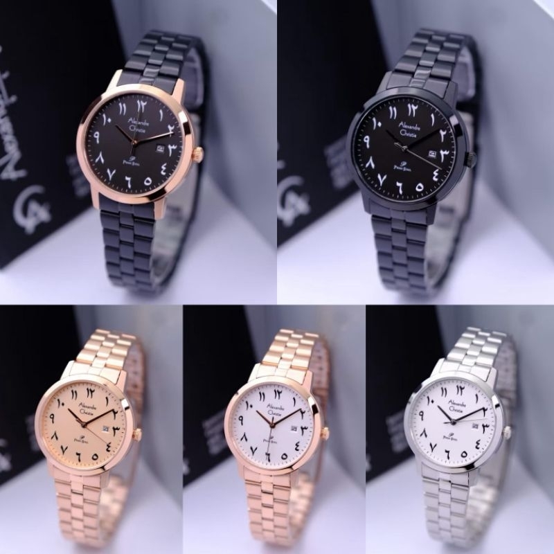 Terbaru Jam Tangan Wanita Alexandre Christie 1007 AC1007 Angak Arab [ORIGINAL]